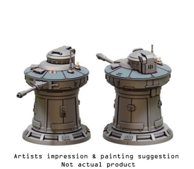 Terreno Scenico Star Wars Legion Tubo Industriale Per Acqua - Terreno Scenico Per Wargaming Star Wars Legion, Stile Grimdark Sci-fi Terreno Per Wargame Non Dipinto