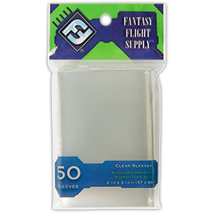 Card Sleeves: Standard Clear (Green Size)