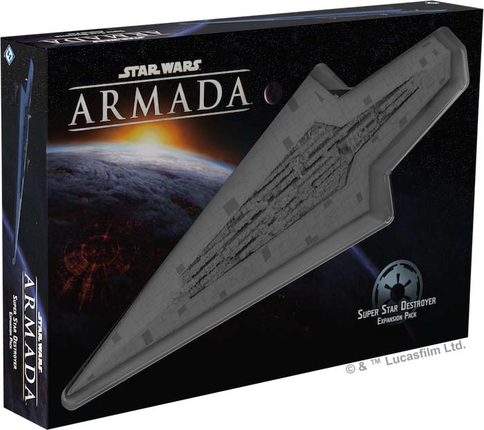 Star Wars Armada: Super Star Destroyer - Cosmetic box damage
