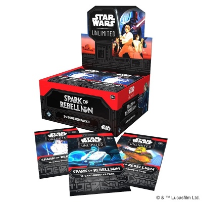 Star Wars: Unlimited - Spark of Rebellion Booster Box (24 Packs)