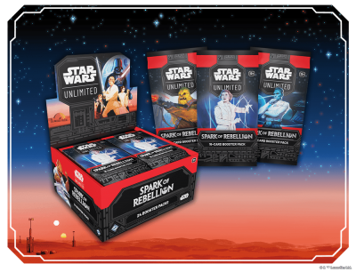 Star Wars: Unlimited - Spark of Rebellion Booster Box (24 Packs)